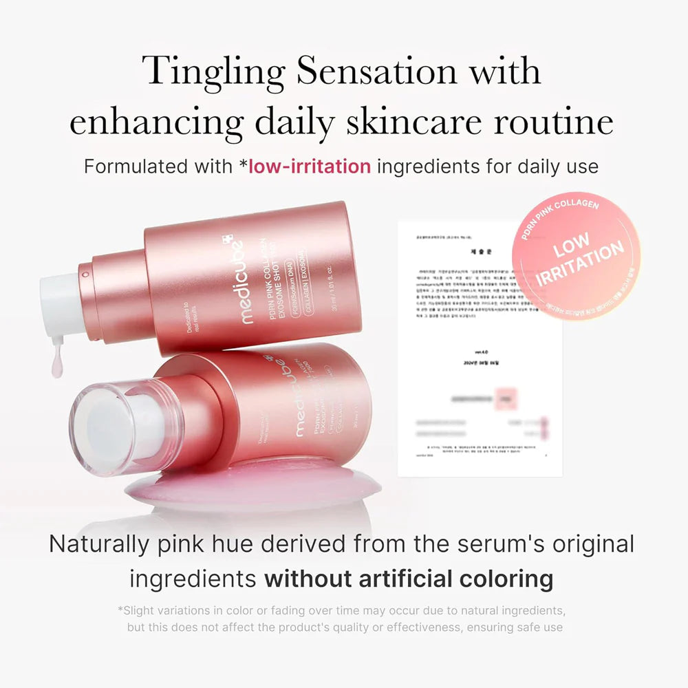 Medicube PDRN Pink Collagen Exosome Shot Serum 7500 30ml