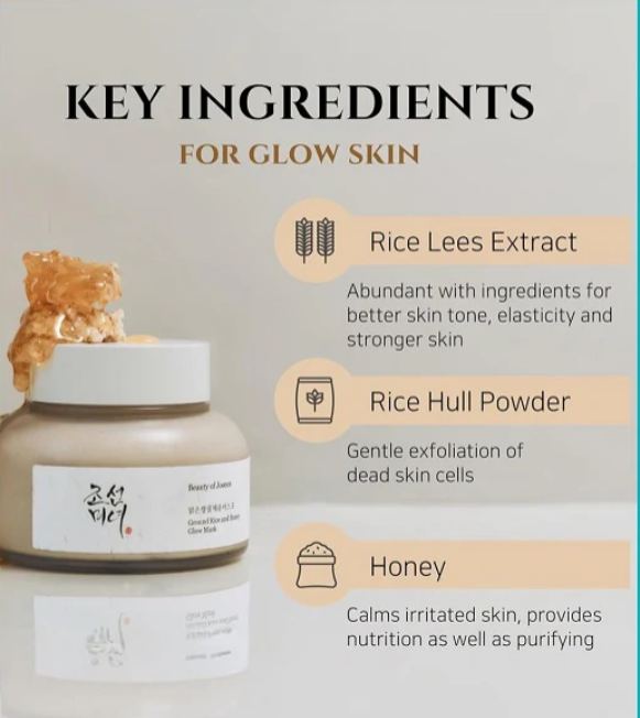 Beauty of Joseon Ground Rice & Honey Glow Mask (150ml / 5.07 fl. oz.)