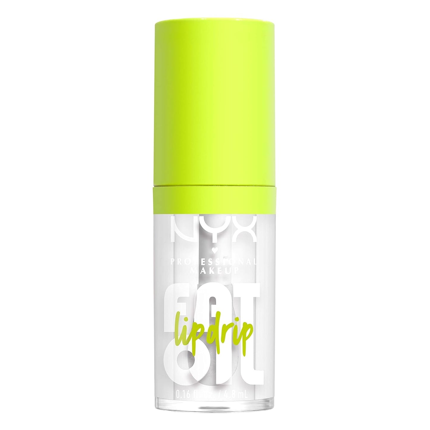 NYX Professional Makeup Fat Oil Lip Drip – Moisturizing Lip Oil Gloss (My Main – Clear)