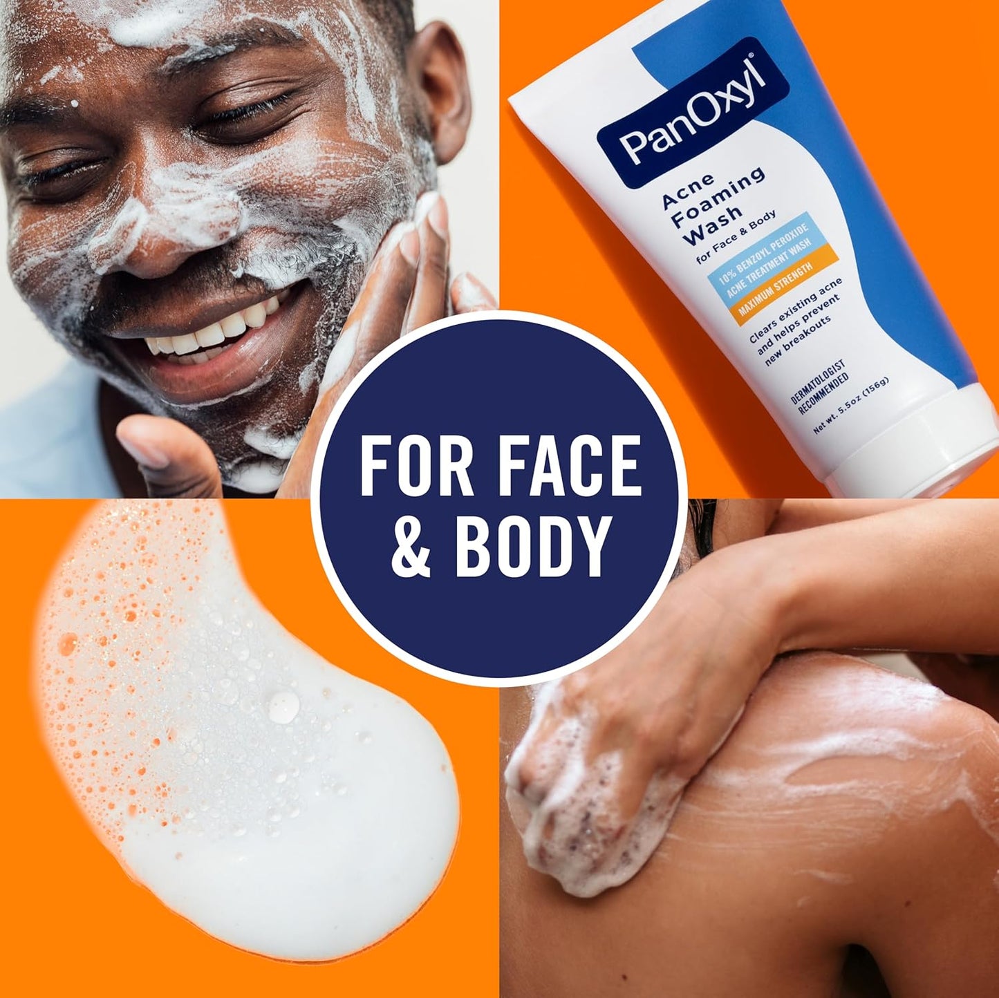 PanOxyl - Acne Foaming Wash Benzoyl Peroxide 10% - 156g