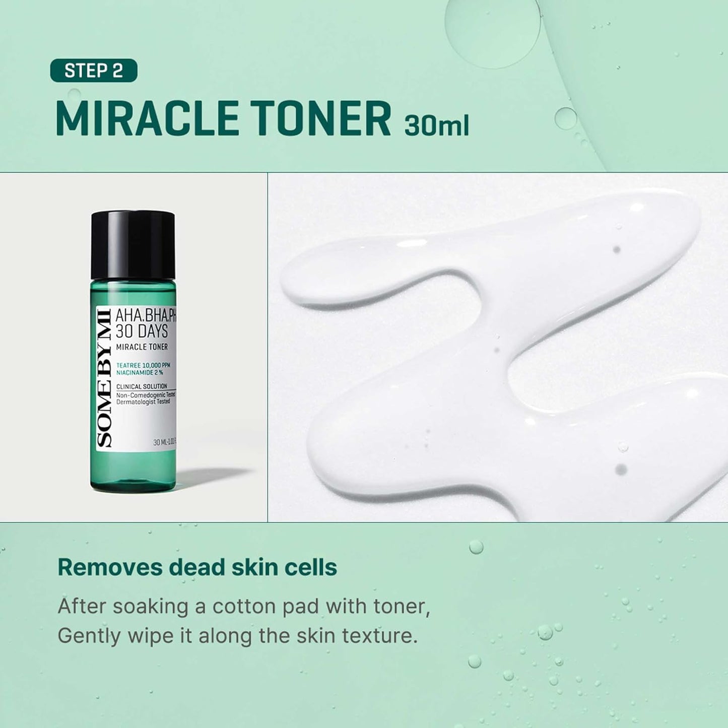 SOME BY MI AHA BHA PHA 30Days Miracle AC SOS Kit - Toner 1.01Oz, Serum 0.33Oz, Cream 0.7Oz, Foam 1.01Oz - Mild Exfoliating Daily Skin Care Set