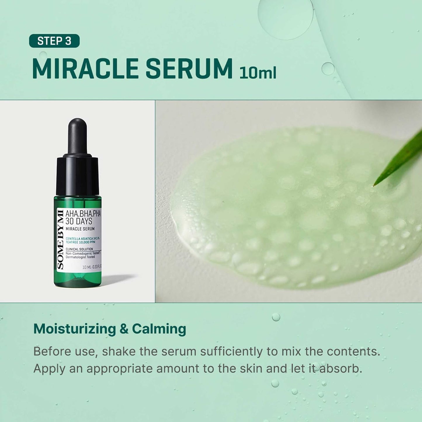 SOME BY MI AHA BHA PHA 30Days Miracle AC SOS Kit - Toner 1.01Oz, Serum 0.33Oz, Cream 0.7Oz, Foam 1.01Oz - Mild Exfoliating Daily Skin Care Set