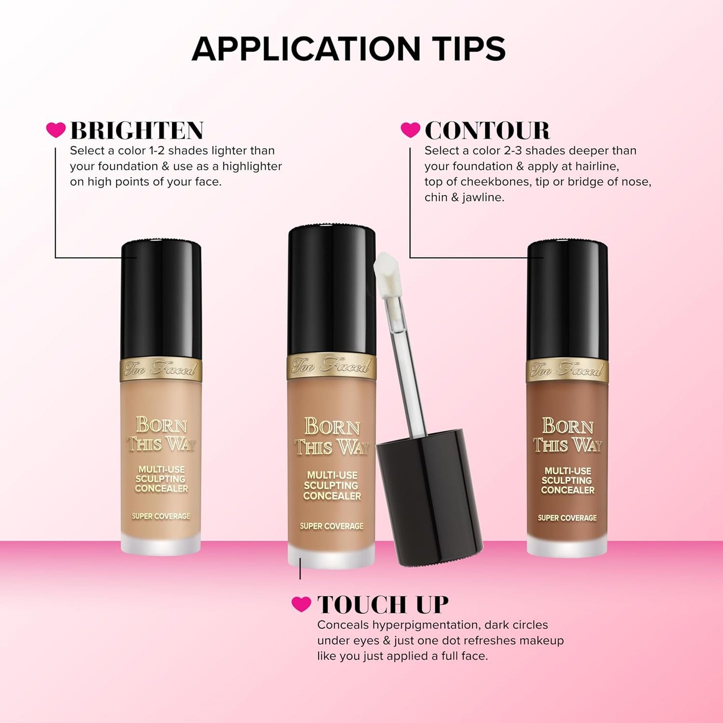 Too Faced Born This Way Super Coverage Multi-Use Concealer – Natural Beige