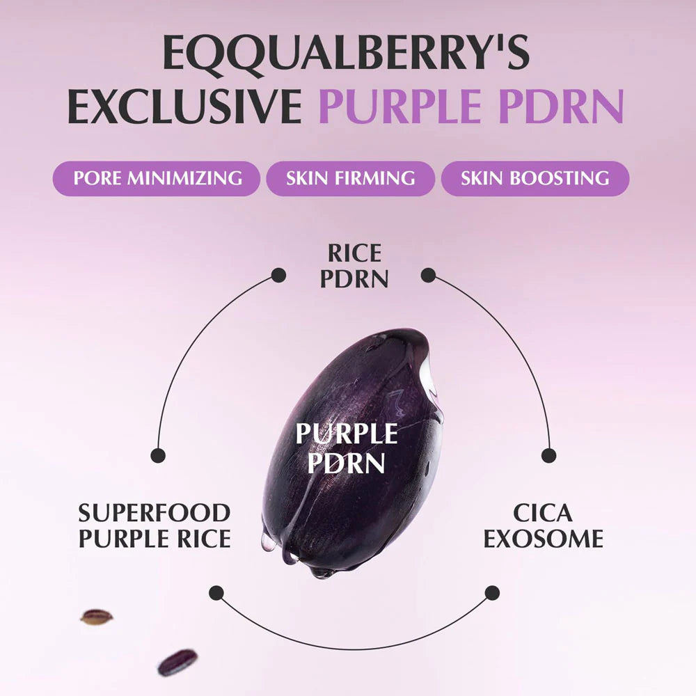 EQQUALBERRY Purple PDRN Pore Minimizing Serum 30ml