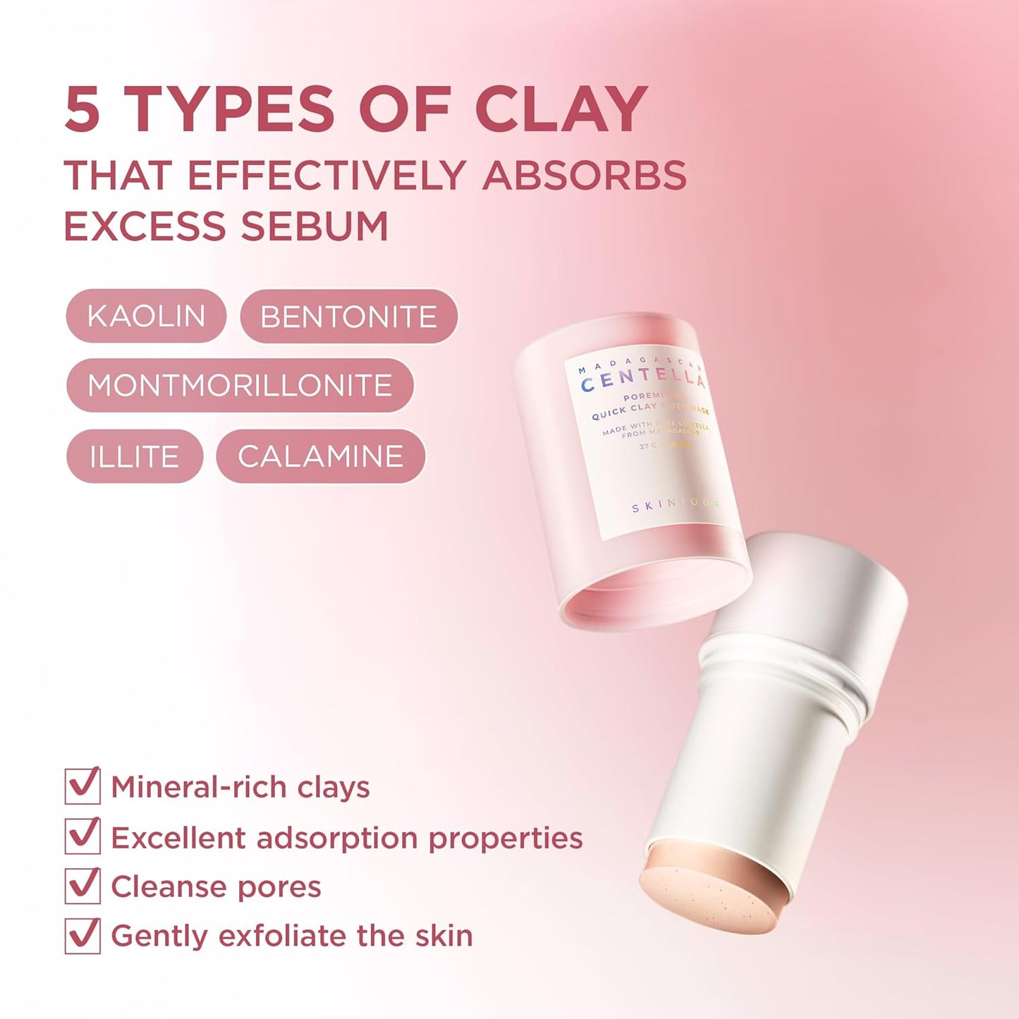 Centella-Poremizing Quick Clay Stick Mask - 27G