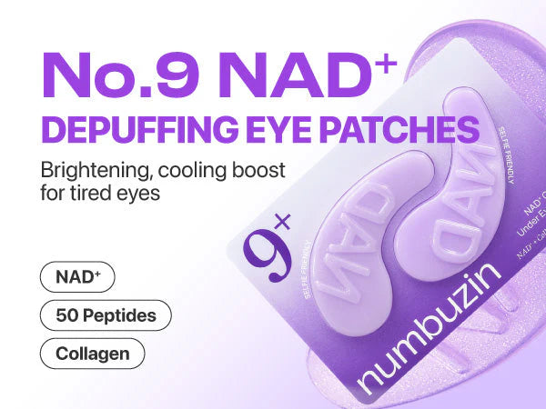 Numbuzin No.9 NAD+ Collagen Under Eye Patches 8g x 5 pairs