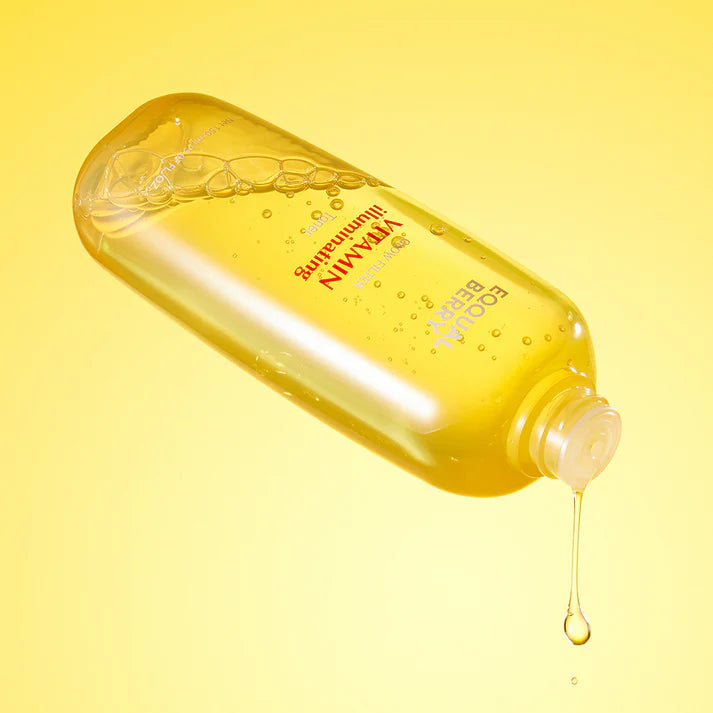 EQQUALBERRY Vitamin Illuminating Toner - Brightening Vitamin C & Niacinamide 3% | Gentle Daily Exfoliating | Skin-Prep Hydration for Glowy Skin(5.07 fl.oz / 150ml)