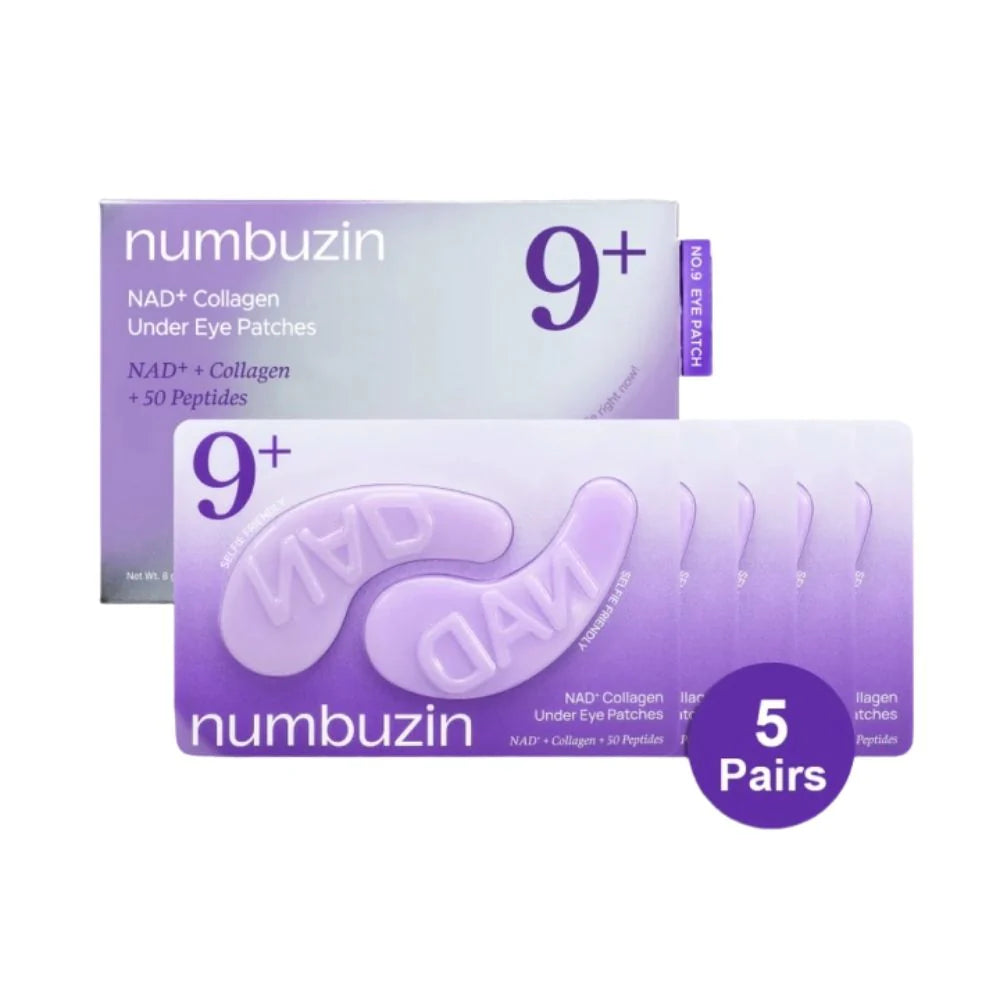 Numbuzin No.9 NAD+ Collagen Under Eye Patches 8g x 5 pairs