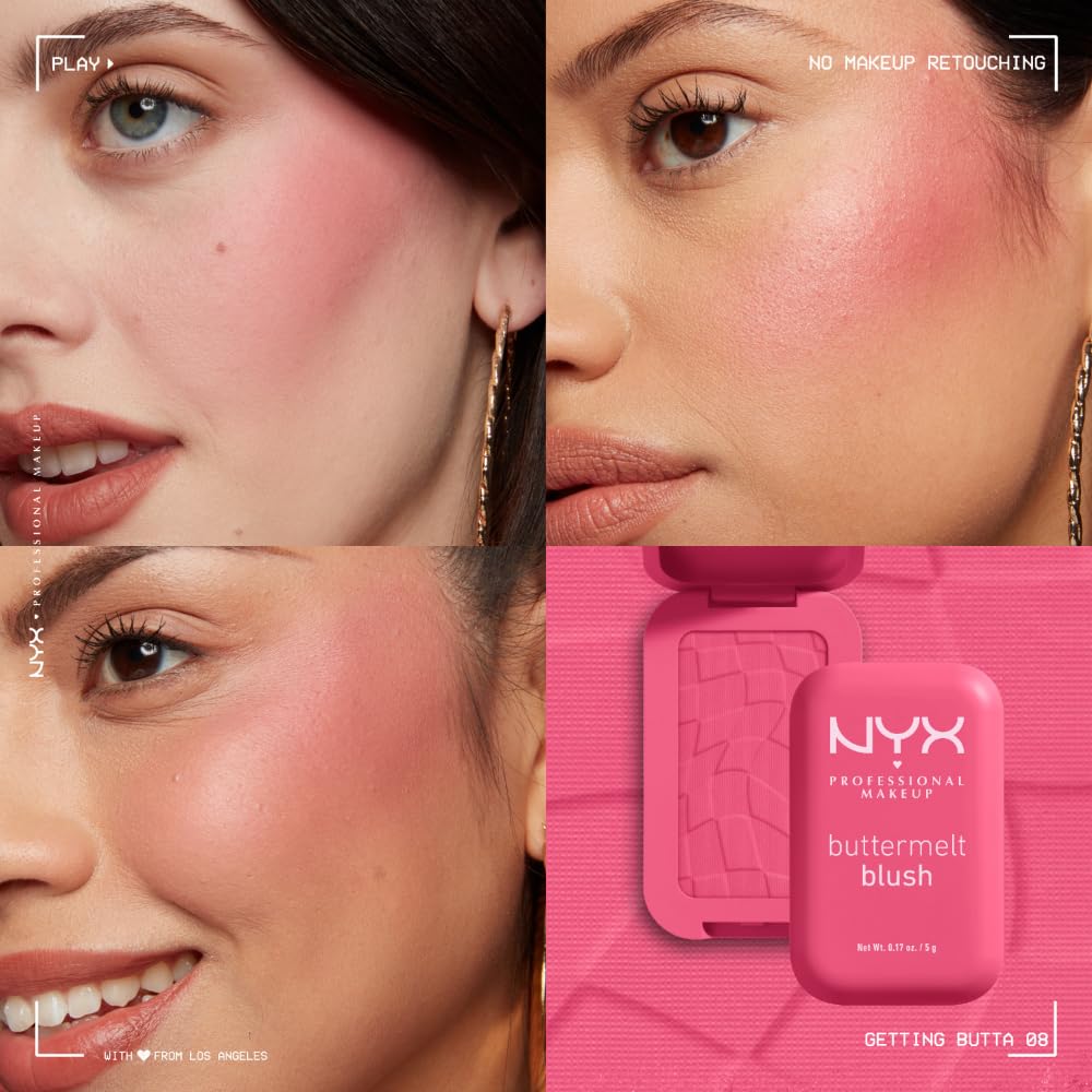 NYX Professional Makeup Buttermelt Powder Blush – Getting Butta