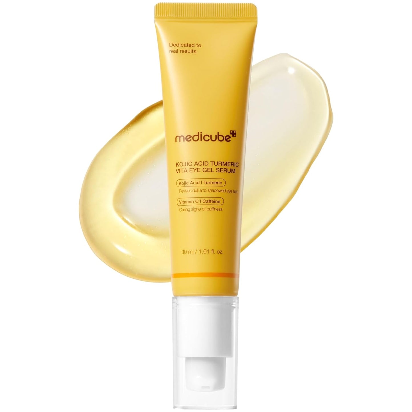 Medicube Eye Serum with Kojic Acid & Turmeric – All-Day Brightening Eye Gel Serum (1.01 fl. oz)