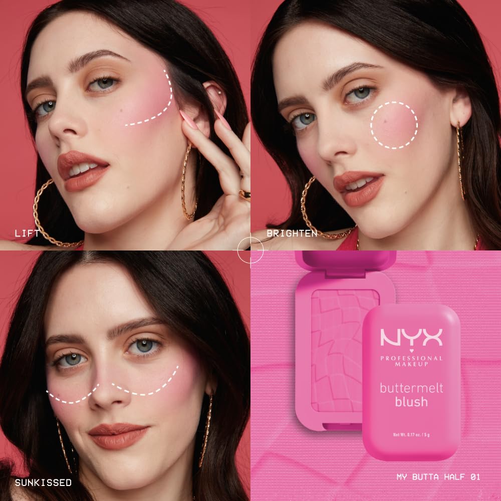 NYX Professional Makeup Buttermelt Powder Blush – For The Butta