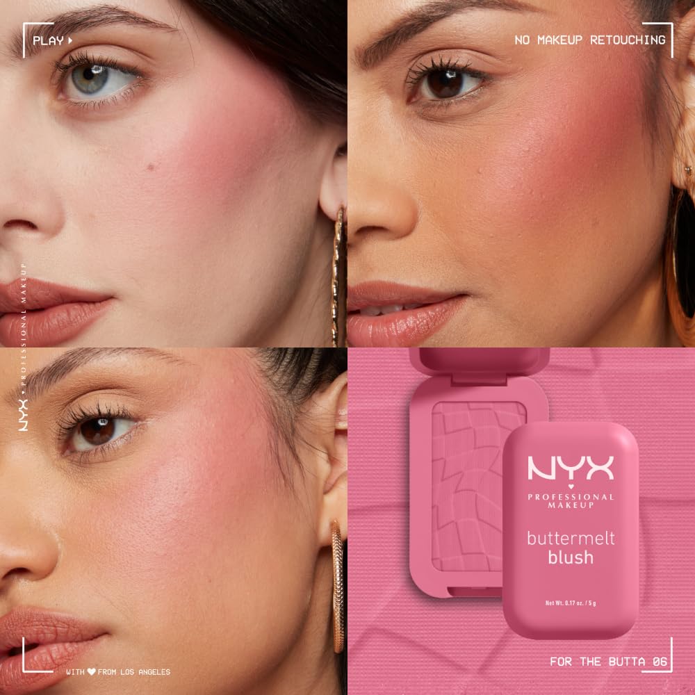 NYX Professional Makeup Buttermelt Powder Blush – For The Butta