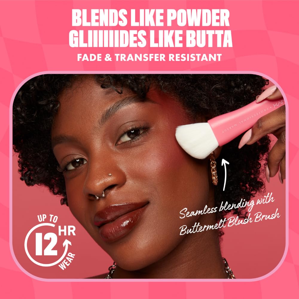 NYX Professional Makeup Buttermelt Powder Blush – For The Butta