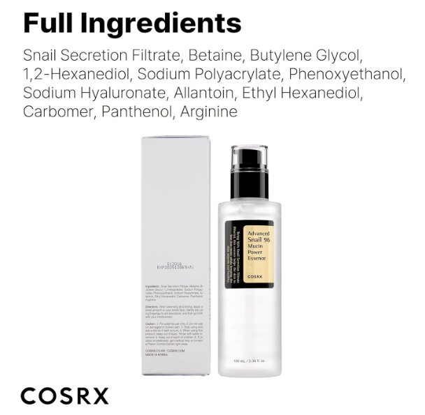 COSRX Advanced Snail 96 Mucin Power Essence (100ml / 3.38 fl.oz.)