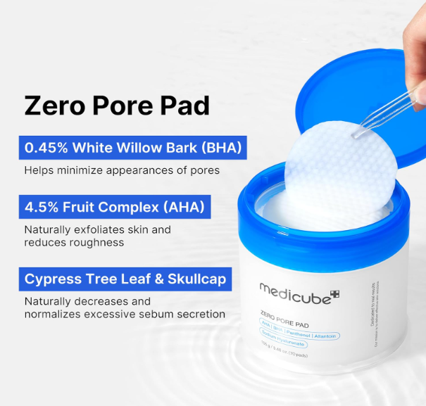 Medicube Zero Pore Pads 2.0(70 Pads / 155g)