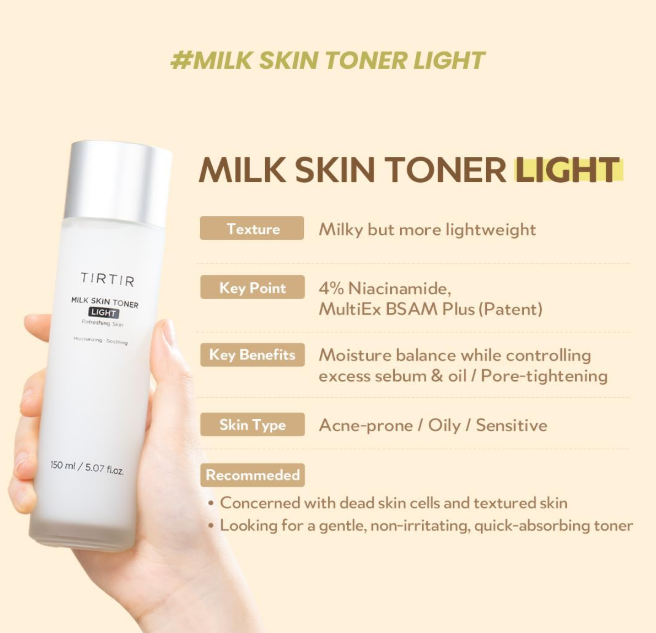 TIRTIR Milk Skin Toner Light (150ml)