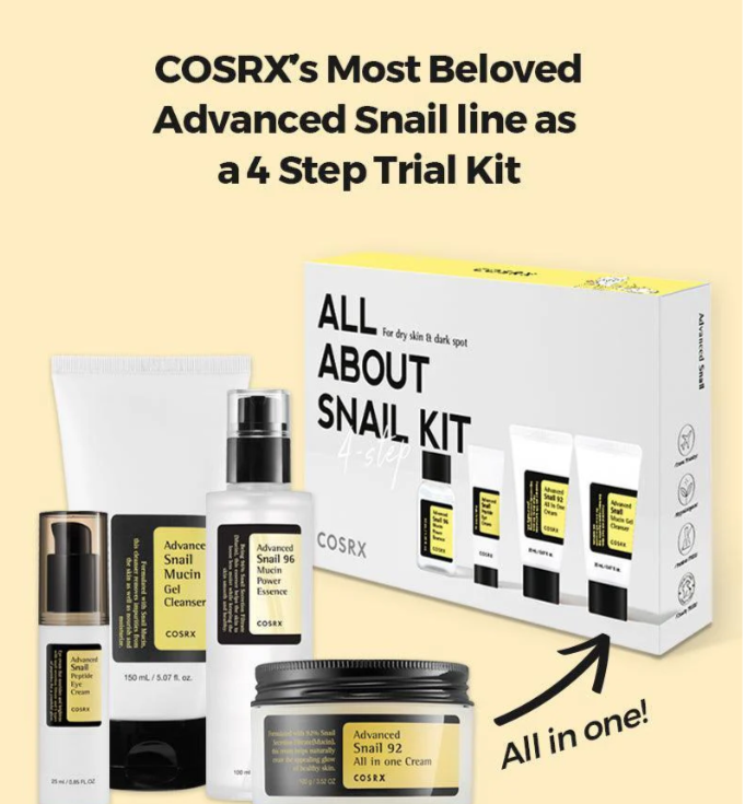 COSRX All About Snail Kit – Complete Snail Mucin Skincare Set