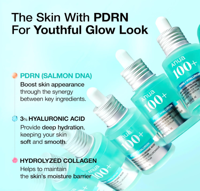 Anua 100+ PDRN + Hyaluron Serum (30ml)