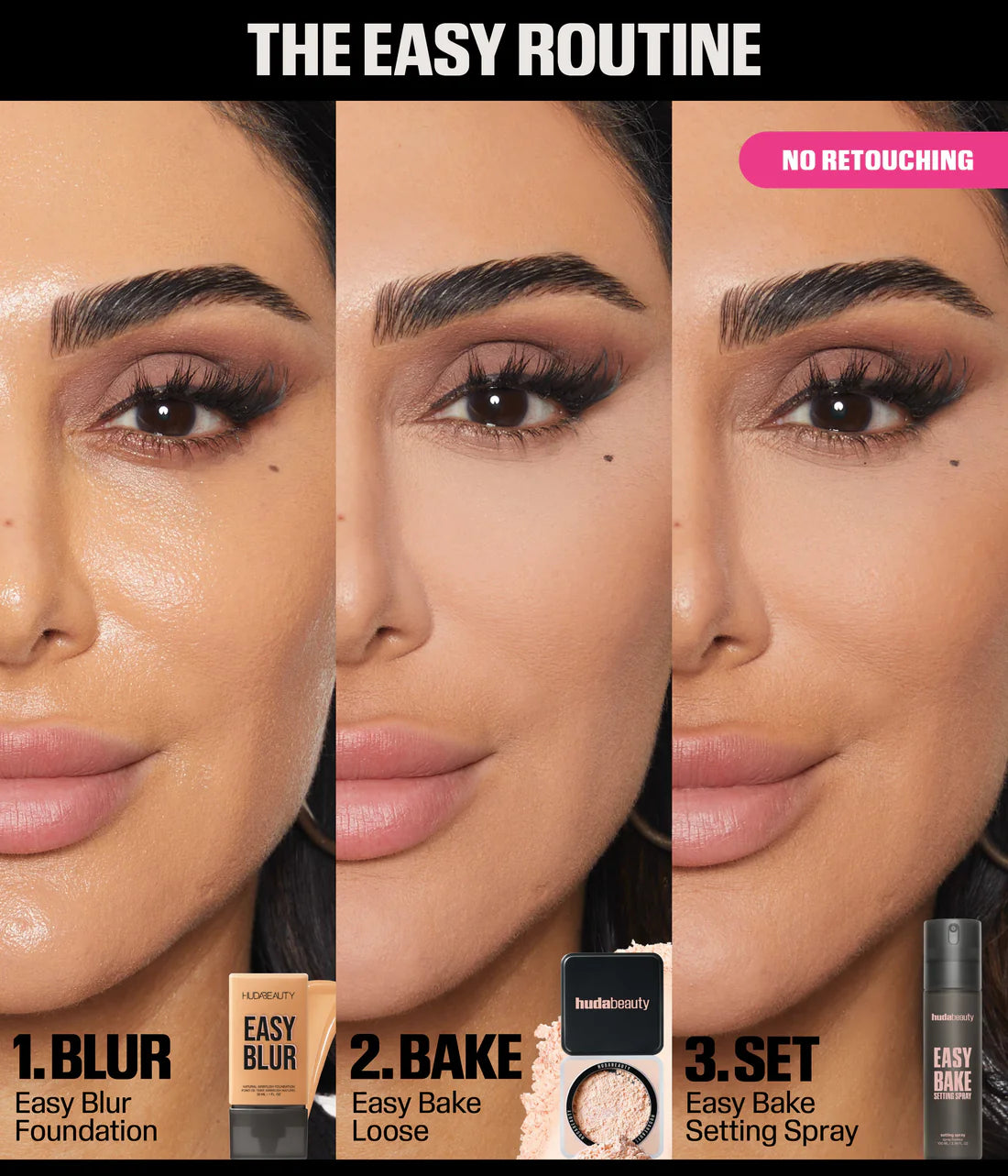 Easy Bake Setting Spray – 16-Hour Long-Lasting Makeup Fixer