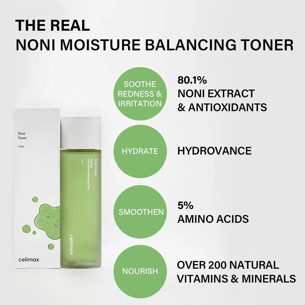 Celimax The Real Noni Moisture Balancing Toner 150ml