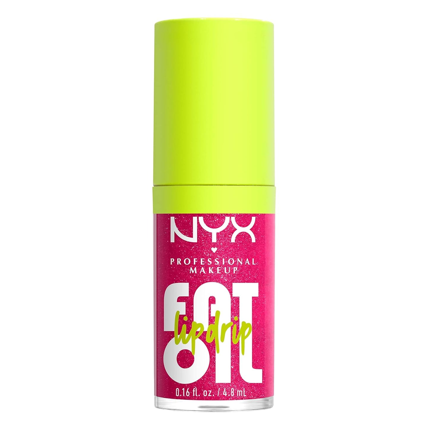 NYX Professional Makeup Fat Oil Lip Drip – Moisturizing Lip Oil Gloss (Supermodel – Shimmering Magenta)