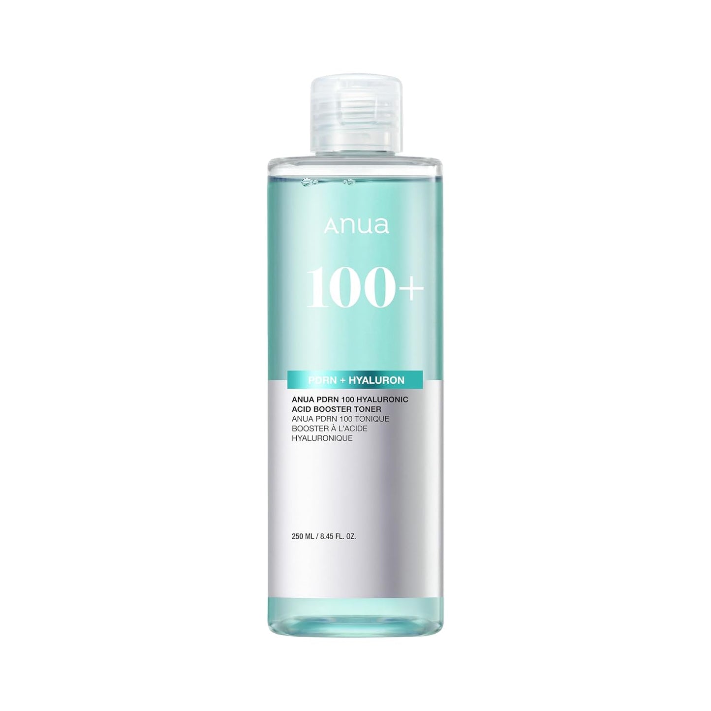 Anua PDRN 100 Hyaluronic Acid Booster Toner, Hydrating Face Toner for Dry Skin, Salmon DNA & Collagen for Glass Skin Glow, Moisturizing Daily Toner for Smooth Texture, Korean Skincare, 8.45 fl oz