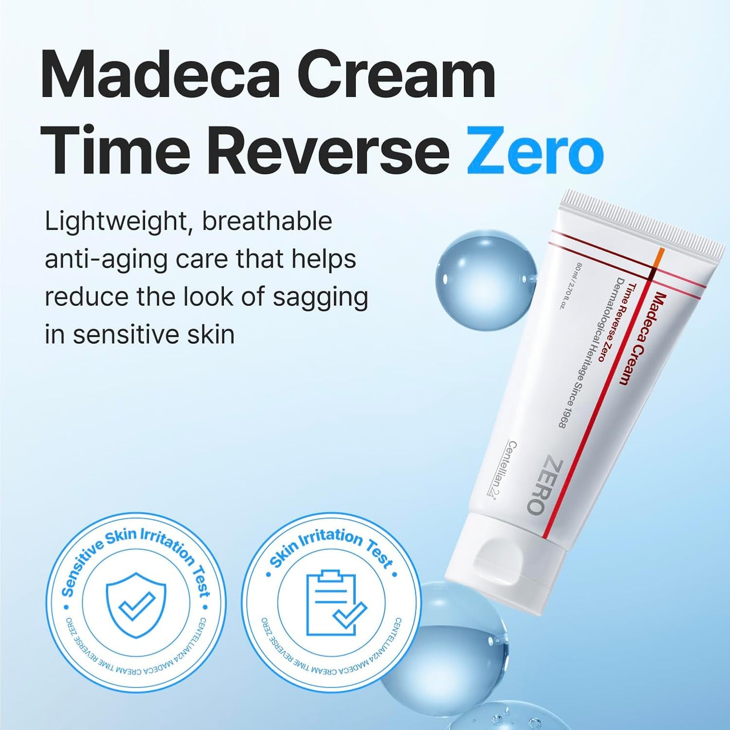 CENTELLIAN 24 Madeca Cream Time Reverse Zero – Anti-Aging Face Moisturizer (80ml / 2.70 fl oz)